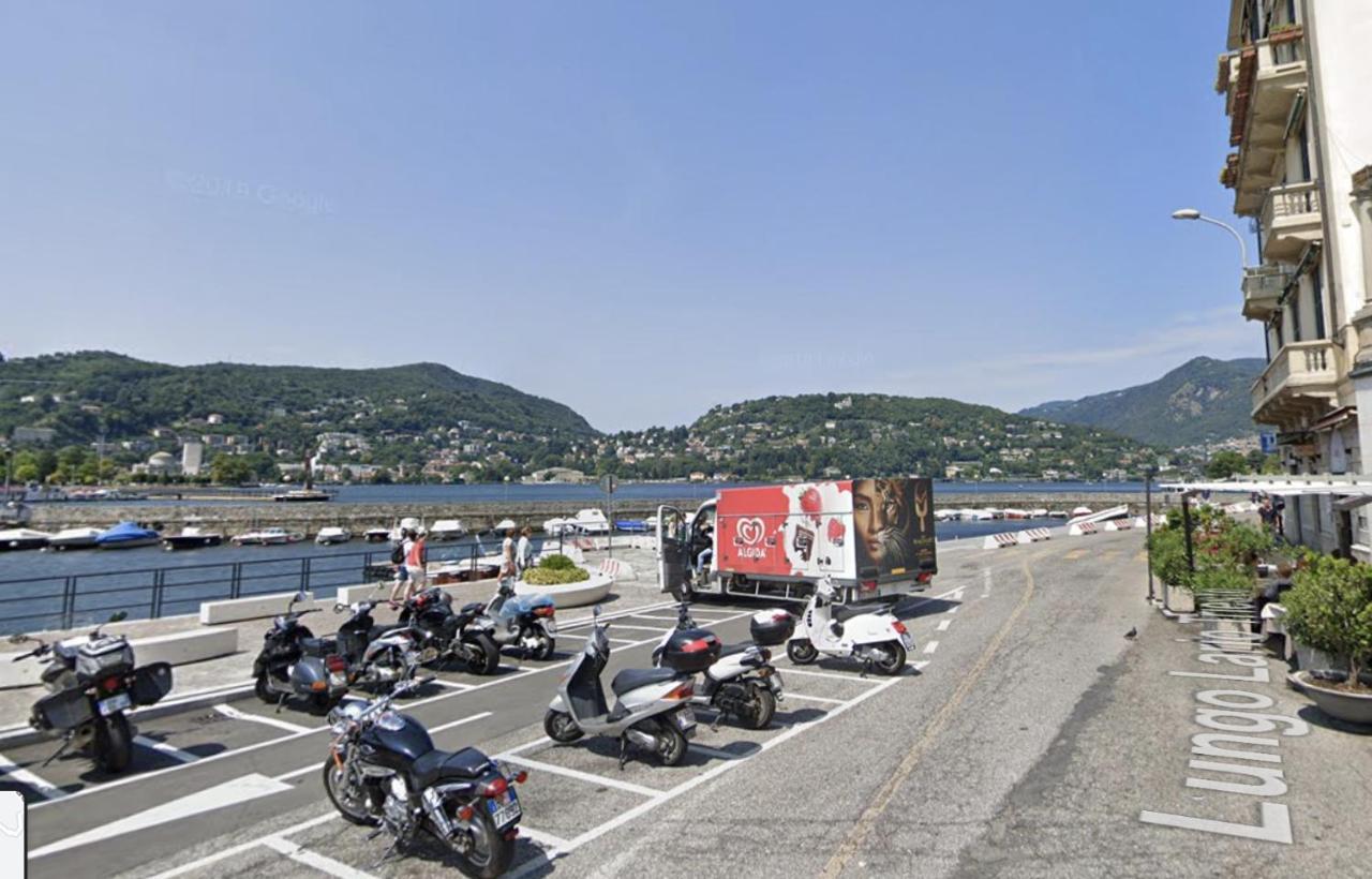 Appartamento Esclusivo Fronte Lago, In Centro A Como Con Garage Eksteriør billede